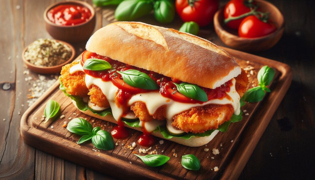 Easy Chicken Parmesan Sandwich