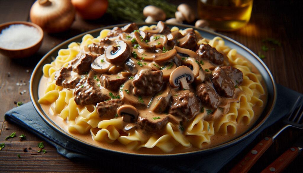 Easy Hamburger Stroganoff