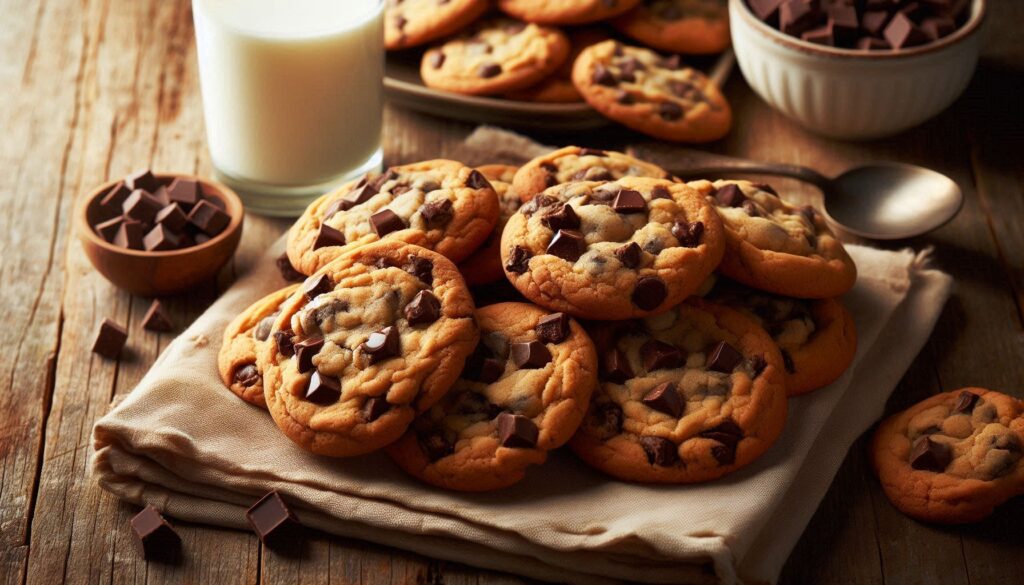 Easy Crispy Chocolate Chip Cookies Recipe