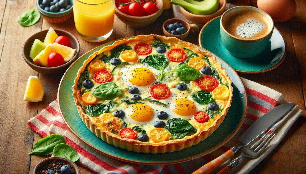 Easy Breakfast Tortilla Quiche Bake Recipe