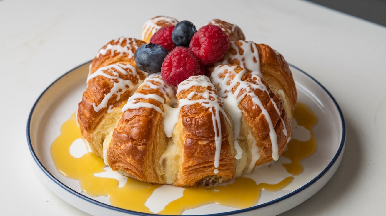 Croissant Bread Pudding Condensed Milk