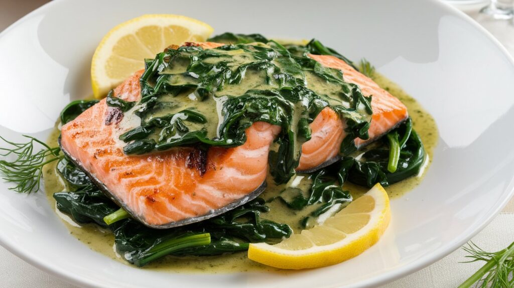 Spinach Salmon Recipe