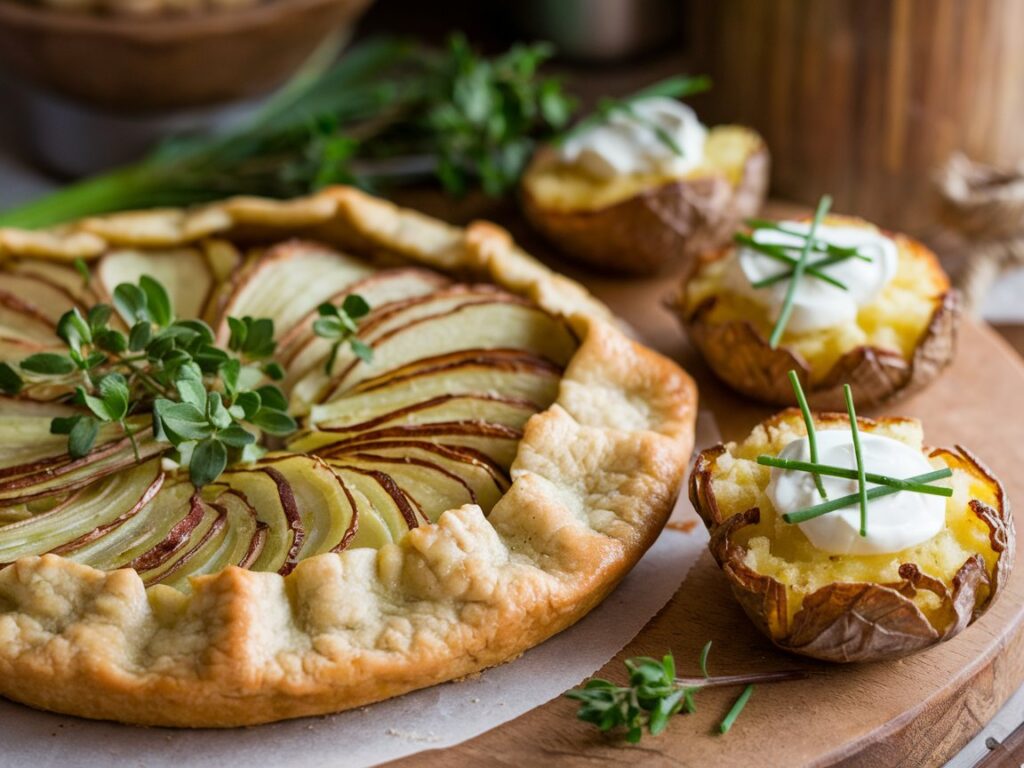 Potato Leek Galette Air Fryer Twice Baked Potatoes