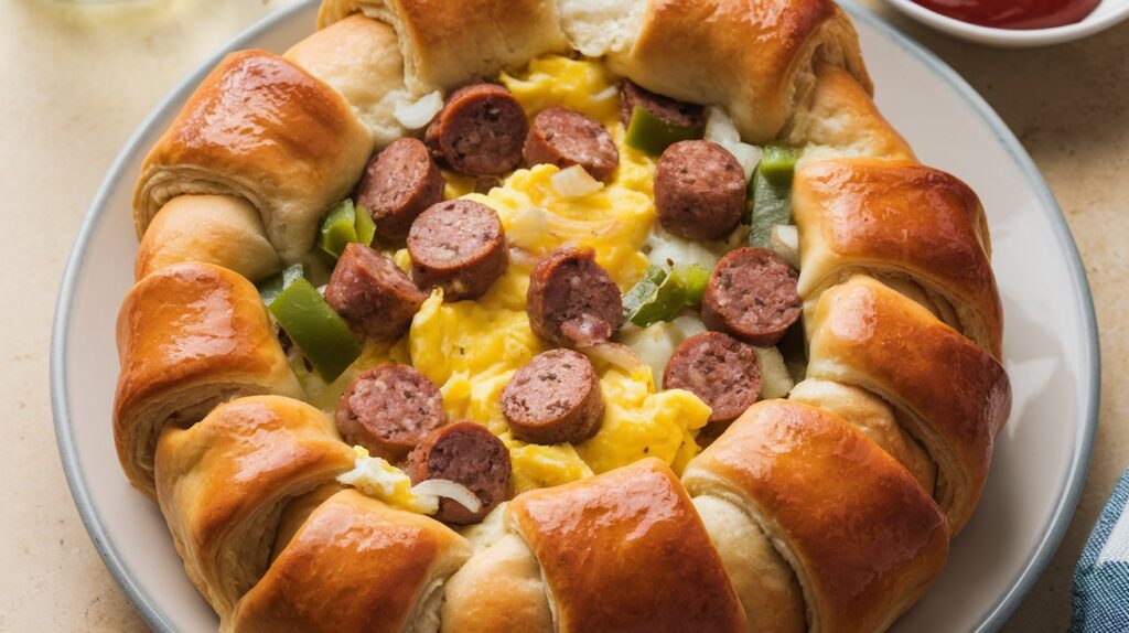 Sausage and Egg Casserole Crescent Rolls