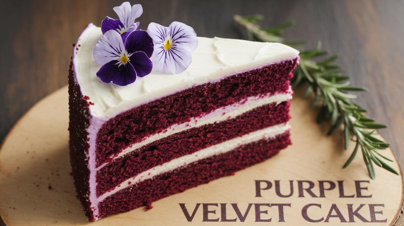 Easy How to Make a Purple Velvet Cake