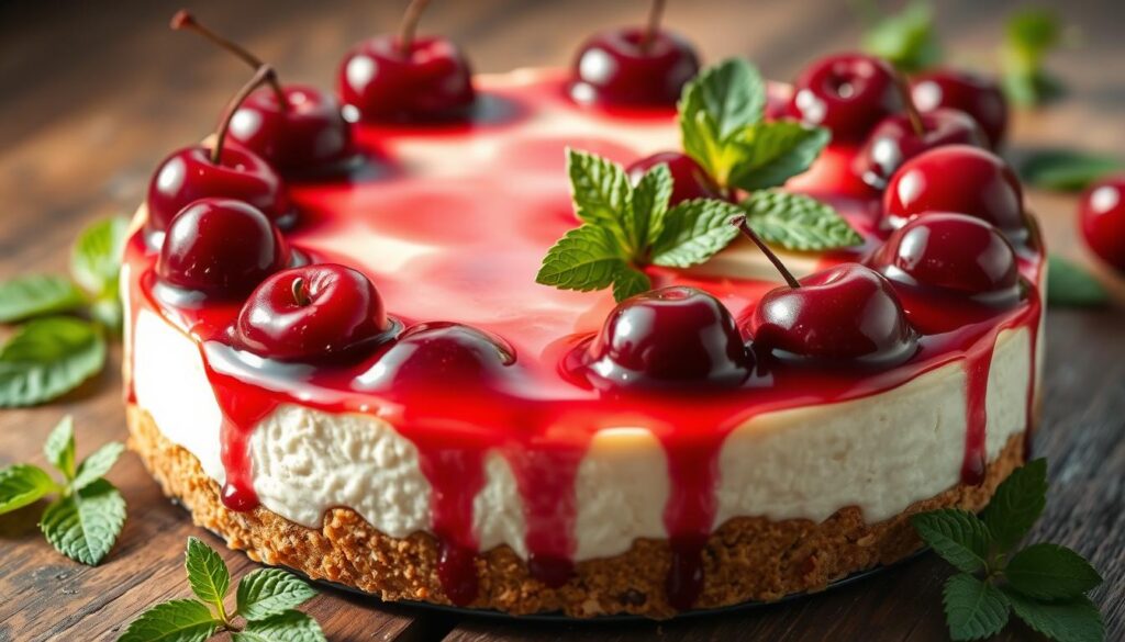 Best No-Bake Cherry Cheesecake